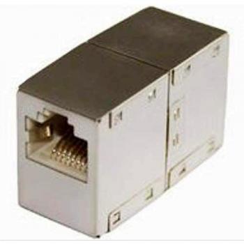 Adaptador modular Patch Connector-cat. 6 RJ-45 Metálico