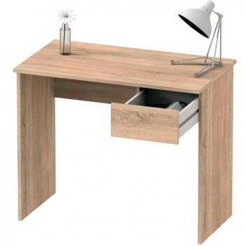 Escritorio Nova Briebe, Mesa de Ordenador 75x90x50cm, 1 Cajón, Oficina, Habitación Juvenil, Madera Roble Cambrian