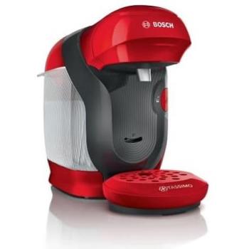 Cafetera de cápsulas Bosch Tassimo Style 3.3 bar, 0.7 l, 1400 W, Intellibrew, color rojo + pack de 3 T DISC regalo