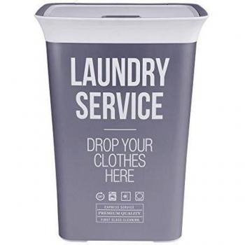 Ropa Sucia (con ventilación Moda Service 60 L, con Tapa Cesto