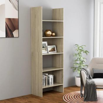 Estantería Librería Sonoma Oak 60x35x180 cm Madera multicapa color roble marrón