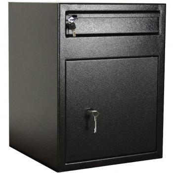 Caja Fuerte de Depósito Rottner Cashmatic 2 con Doble Cerradura y Llave, 71L, Extra Segura