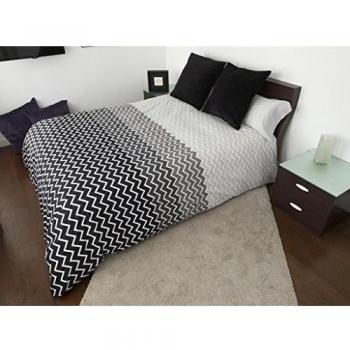 Funda Nordica ZIG-ZAG GRIS Reversible Cama de 150
