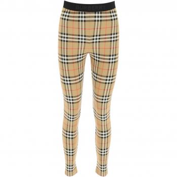 Burberry Women's Vintage Check Beige Leggings - Size XS