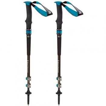Black Diamond Trail Pro Shock Bastón de Senderismo, Unisex Adult, Negro, 62/125 cm