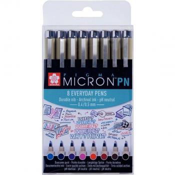 Sakura Pigma Micron PN 8-Piece Set