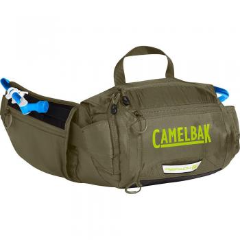 CamelBak Repack LR 4 – Mochila de hidratación, Burnt Oliva/Lime Punch, 50 oz