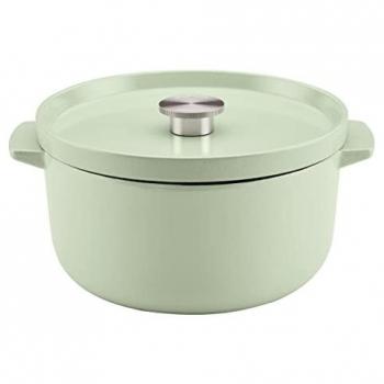 Pistachio 6-Quart Enameled Cast Iron Dutch Oven with Lid