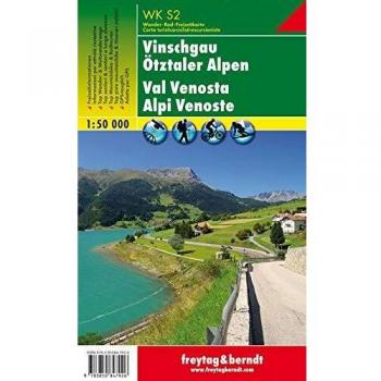 Mapa Turístico Excursionista Vinschgau - Ötztaler Alpen 1:50,000