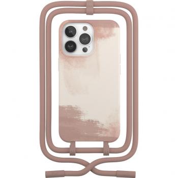 Funda Ecológica con Cuerda Degradado Rojo para iPhone 13 Pro