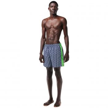 Bañador Lacoste Azul Marino para Hombre XL con estampado de monograma