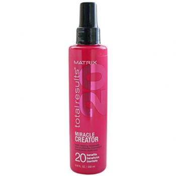 Spray Acondicionador Sin Enjuague Matrix Miracle Creator - Hidratante, Desenredante, Control de Frizz y Protección Térmica para Todo Tipo de Cabello - 200 ml