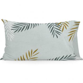 Funda de almohada Happyfriday- Foliage mint 100% Algodón 150 TC (Pack de 2)