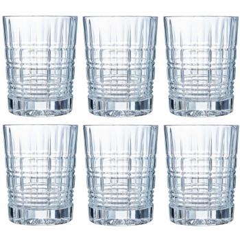 Set de Vasos Arcoroc Brixton Transparente Vidrio 6 Piezas 350 ml