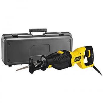 STANLEY FATMAX FME365K-QS - Sierra de sable eléctrica 1.050W, longitud carrera 28mm, incluye maletín