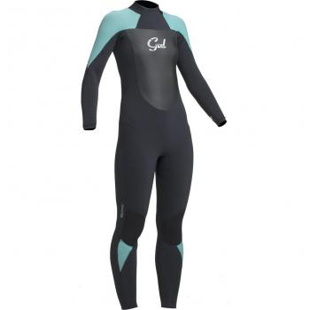 Gul 2017 Response Ladies 5/3mm GBS Back Zip Wetsuit Black/Pistachio RE1229-B1 Ladies UK Sizes - 8