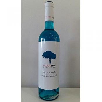 Pasion Blue - Vino blanco Chardonnay, 750 ml, 1 unidad