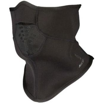 Máscara Scott Snow Blocker Negro - Mascarilla para nieve, tamaño S/M, diseño ergonómico, protección contra el frío y el viento, ventilación optimizada, ajuste cómodo y seguro