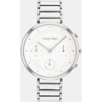 Calvin Klein - Reloj de mujer Minimalistic T-BAR 25200282 multifunción de acero