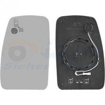 Cristal de espejo retrovisor exterior VAN WEZEL 4388861
