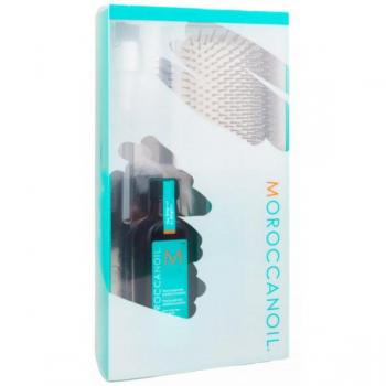 Moroccanoil Pack Tratamiento Aceite (Oil) De Argán + Cepillo