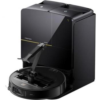 Robot Aspirador Fregasuelos Roborock Saros Z70 Negro con Autovaciado, Potencia 22000 Pa y App de Control