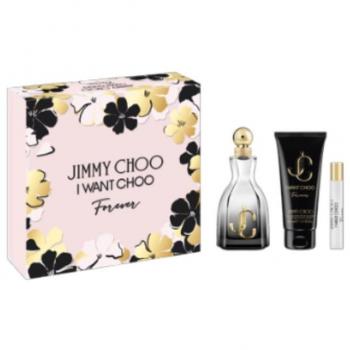 Jimmy Choo I Want Choo Forever Women's Perfume Gift Set 100ml EDP with Body Lotion and Travel Spray