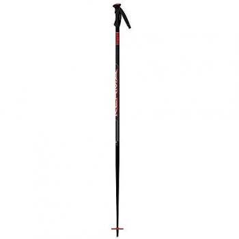 Kerma Vector Black-Red 120 cm- Bastón de esquí unisex