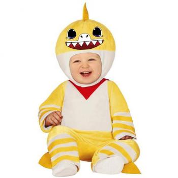 Disfraz de Pequeño Tiburón Amarillo para bebé