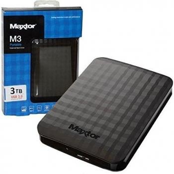 Seagate Maxtor M3 3TB 3000GB Negro - Disco duro externo