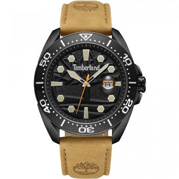 Timberland Men's Quartz Analog Watch with Leather Strap TDWGB2230601