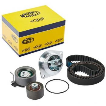 Bomba de agua y kit de correa de distribución MAGNETI MARELLI 132011160057