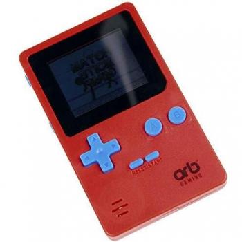Thumbs Up-1002036 Consola de Mano Retro, Color Rosa, 19 cm
