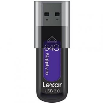 Lexar JumpDrive S57 - Memoria USB 3.0 de 64 GB, púrpura