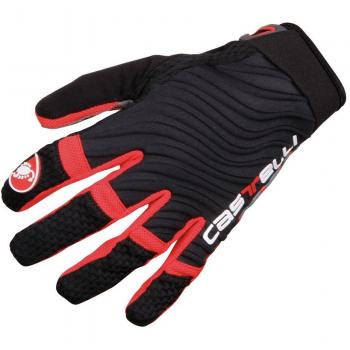 Castelli - CW.6.0 Cross Glove, Color Rojo,Negro, Talla M