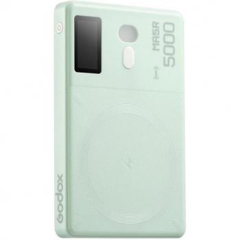 Godox MA5R Mint Green RGB LED Light and Power Bank