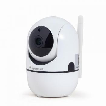 Cámara WiFi Gembird TSL-CAM-WRHD-02 Giratoria Inteligente, 1080p, Blanca