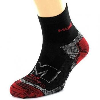 Mund Socks Trail Running, color black/red, talla EU 46-49