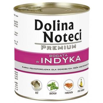 Comida húmeda Premium para perros Dolina Noteci rica en pavo 800 g