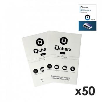 Láminas de protección frontales QCHARX hidrogel mate anti huellas para Qx1 Lite 50 unidades