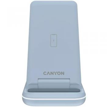 Canyon Cargador Inalámbrico Plegable WS-304 15W 2en1 Azul