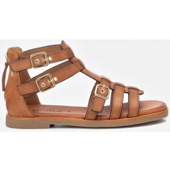 Sandalia Carmela 161397-01 Piel Camel de Mujer
