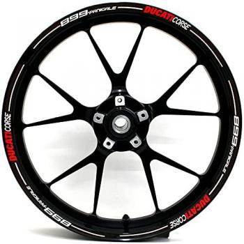 Kit de Pegatinas para Llantas de Moto Ducati Corse 899 Panigale