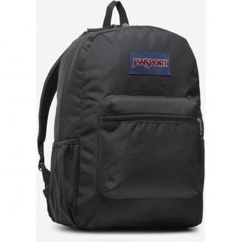 Mochila JanSport Cross Town 26L Negra Unisex con Espalda Acolchada