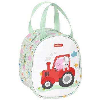 Neceser Térmico Safta Diseño Granja, Fácil Limpieza, 19x22x14 cm