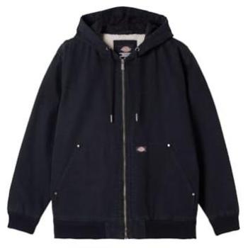 Dickies Men's Hooded Duck Canvas Jacket - Black - Size L