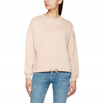Light Pink Women's Basic Oversized Crew T-Shirt