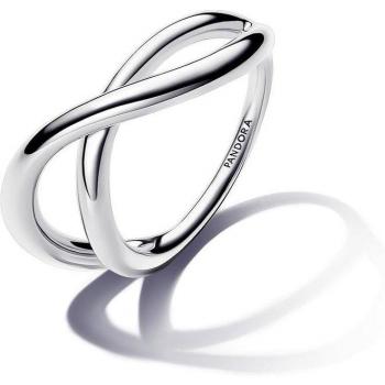 Anillo Infinito Orgánico en Plata de Ley - Talla 56