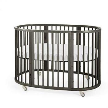 Stokke - Cuna de madera con colchón sleepi gris bruma