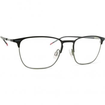Hugo Boss HG 1235 Square Metal Prescription Glasses Unisex Black Ruthenium Anti-Reflective